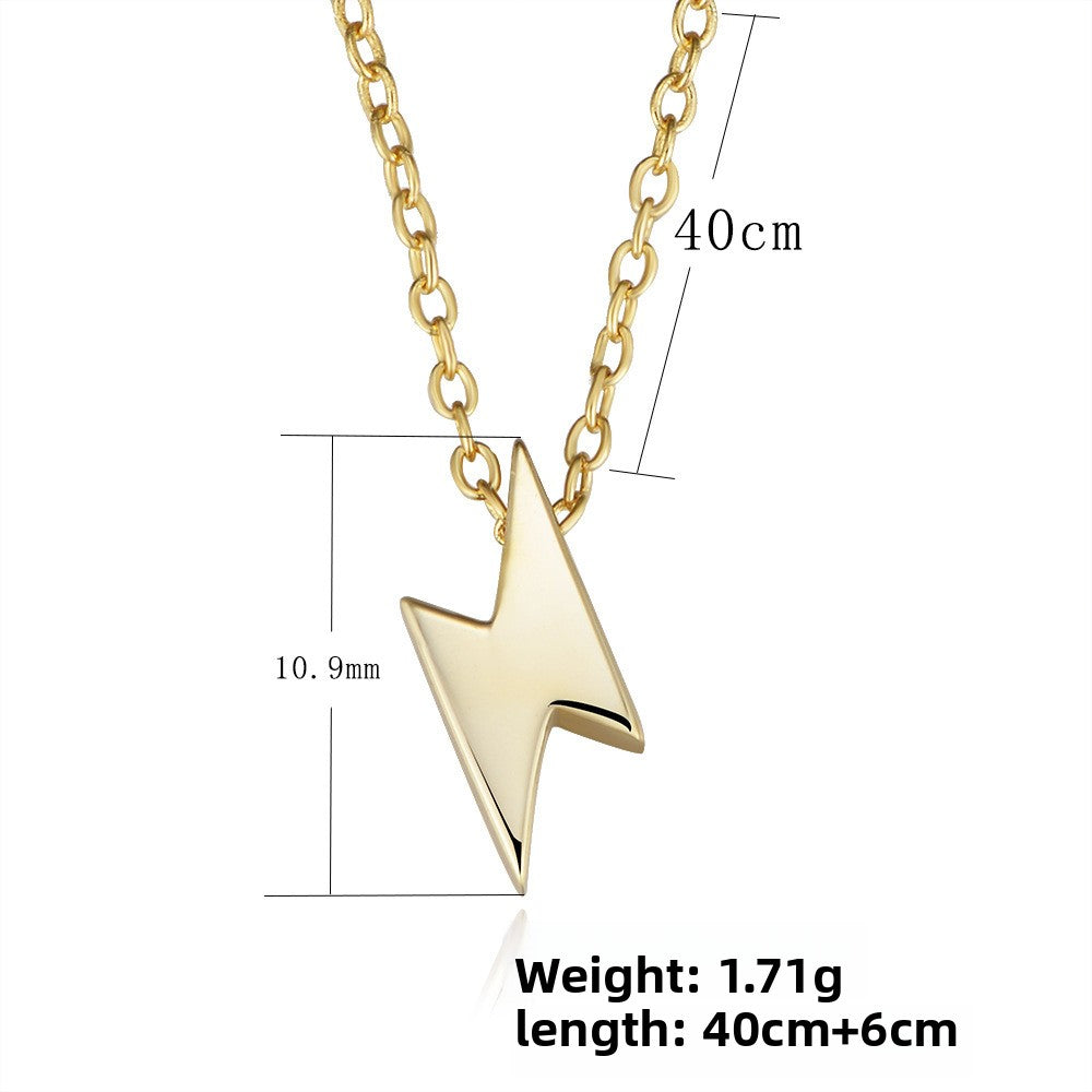S925 Silver Mini Lightning Necklace Very And