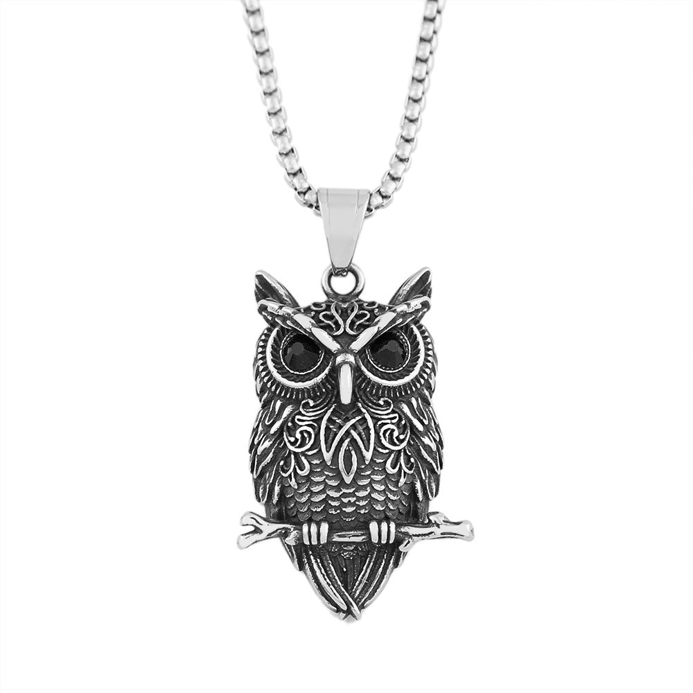Skull Viking Stainless Steel Men's Pendant Necklace