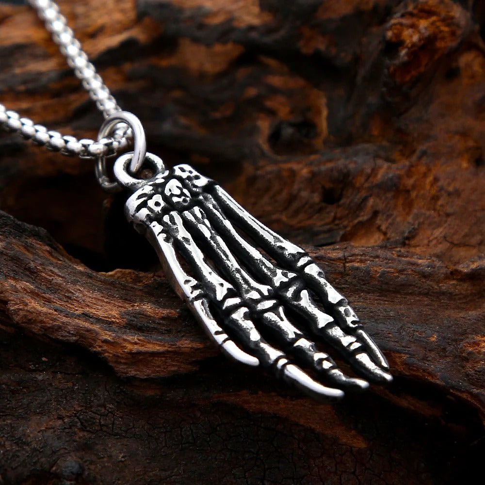 Skull Ghost Stainless Steel Men's Pendant Necklace