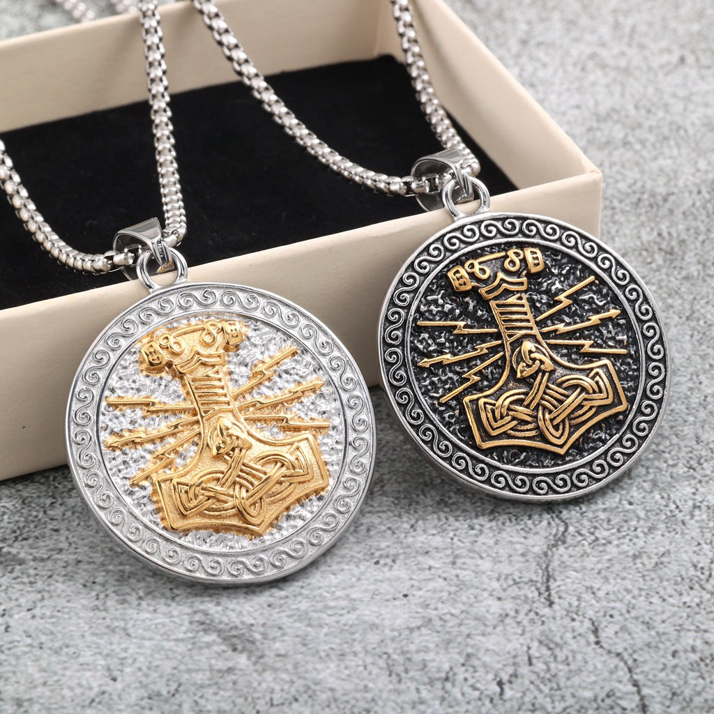 Punk Vintage Stainless Steel Men's Pendant Necklace