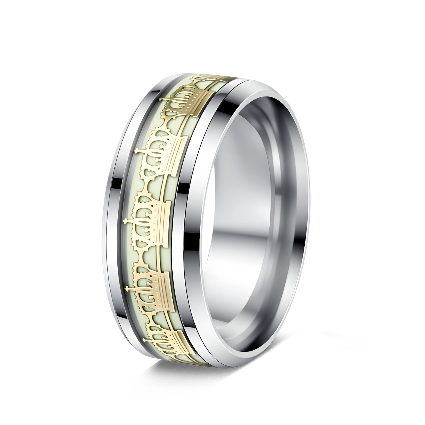 Planderful Stainless Steel Ring For Men And Women Durable Everyday Wear Unisex Retro European American Style