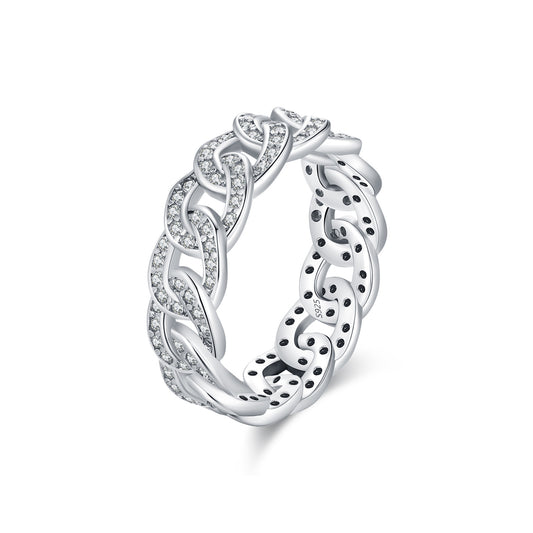 Planderful Everyday Genie Ring – Personalized Japanese Style with Interlocking Zircon