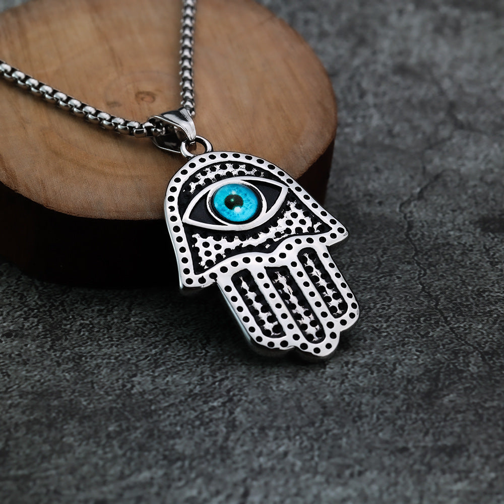 Minimalist Viking Stainless Steel Men's Pendant Necklace