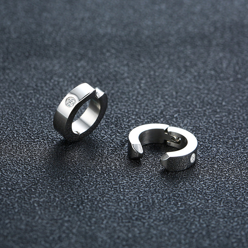 Stainless Steel Earrings — Singles or Blue Pair
