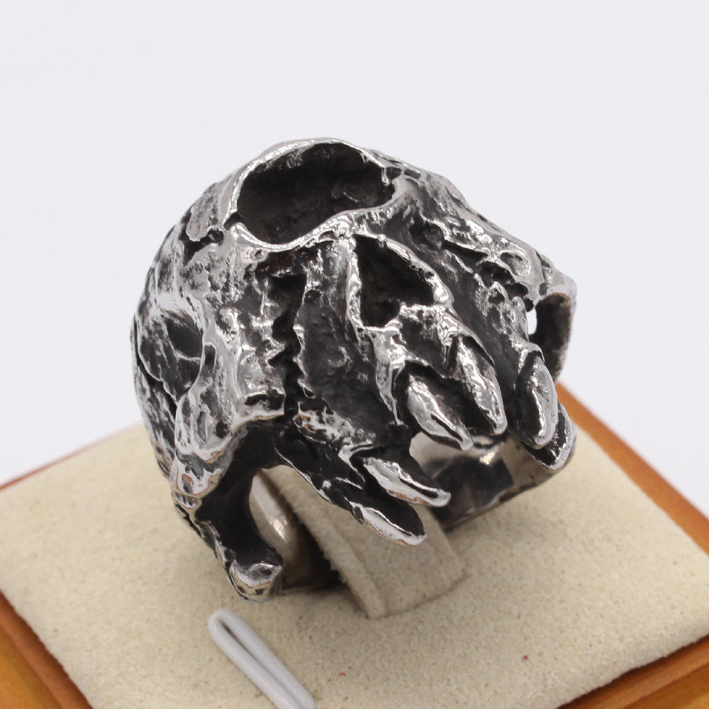 Animal Fang Skull Titanium Steel Ring
