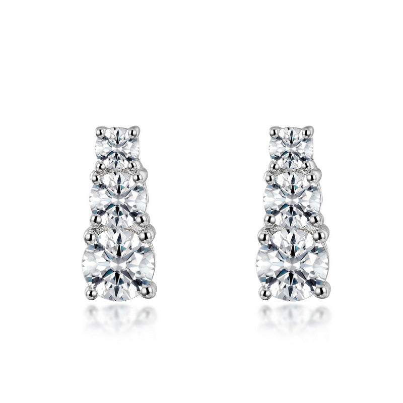 S925 Sterling Silver Moissanite Lace Jewelry Collection