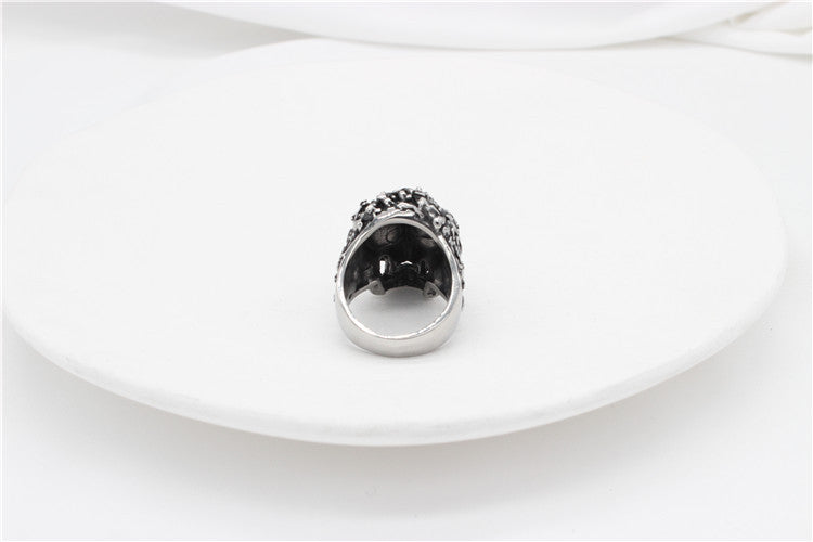 Titanium Steel Skull Ring