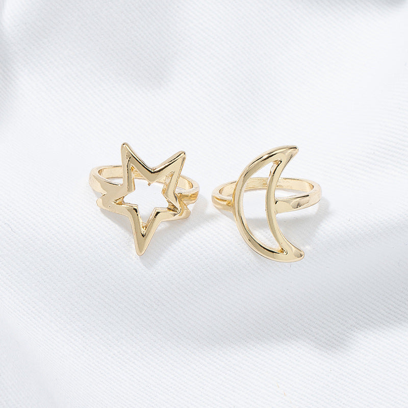 Celestial Charm Ring Set - Vienna Verve Collection