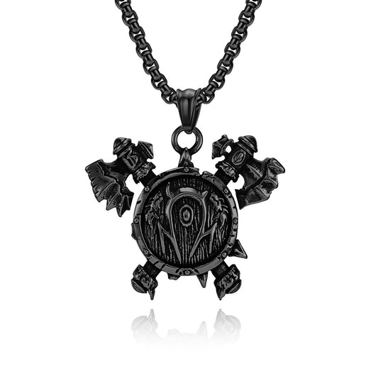 Planderful Vikings Tomahawk Pendant Necklace For Nordic Vintage Punk Street Style Enthusiasts