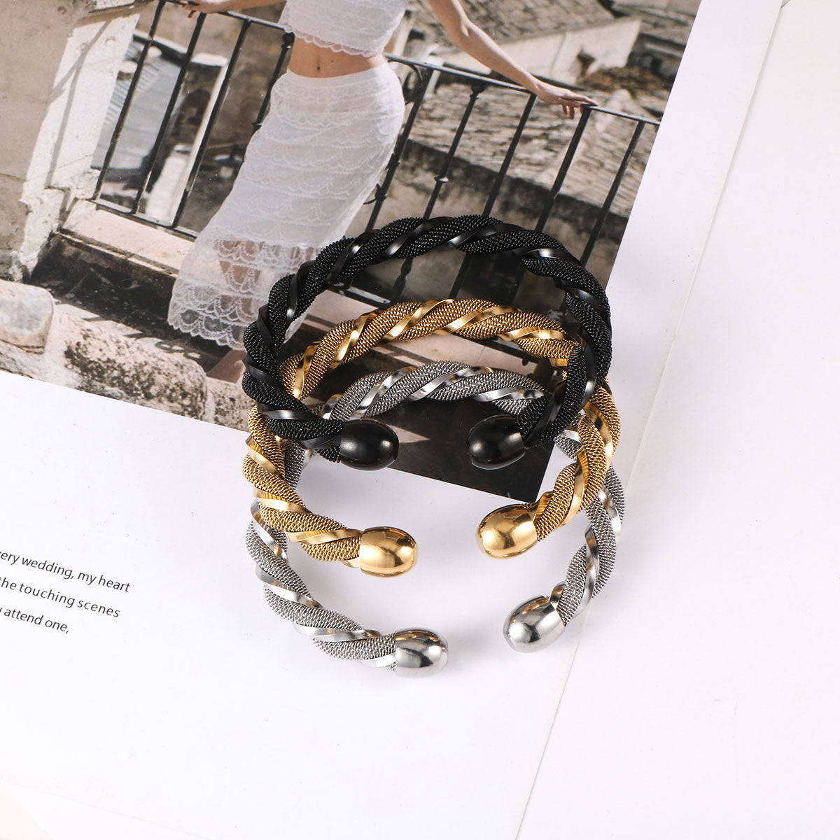 Europe & The United States Stainless Steel Bracelet Men & Women Design Bracelet