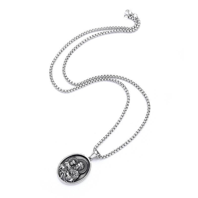 Direct Sales Stainless Steel Men's Pendant Necklace
