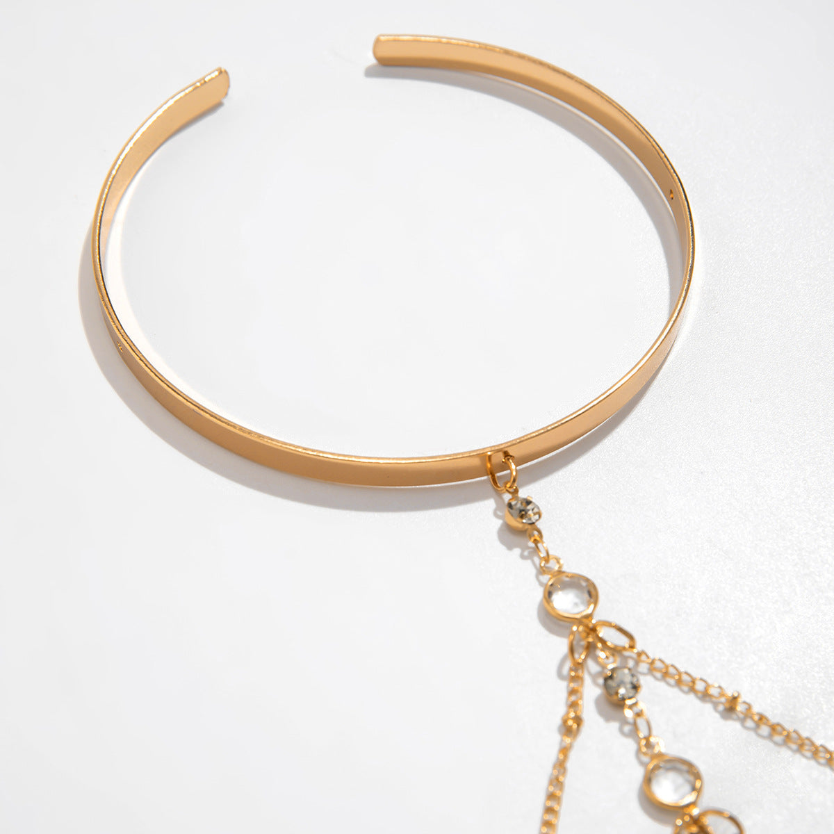 Romantic Su Open Arm Bracelet Metal U-Shaped Chain Arm Chain