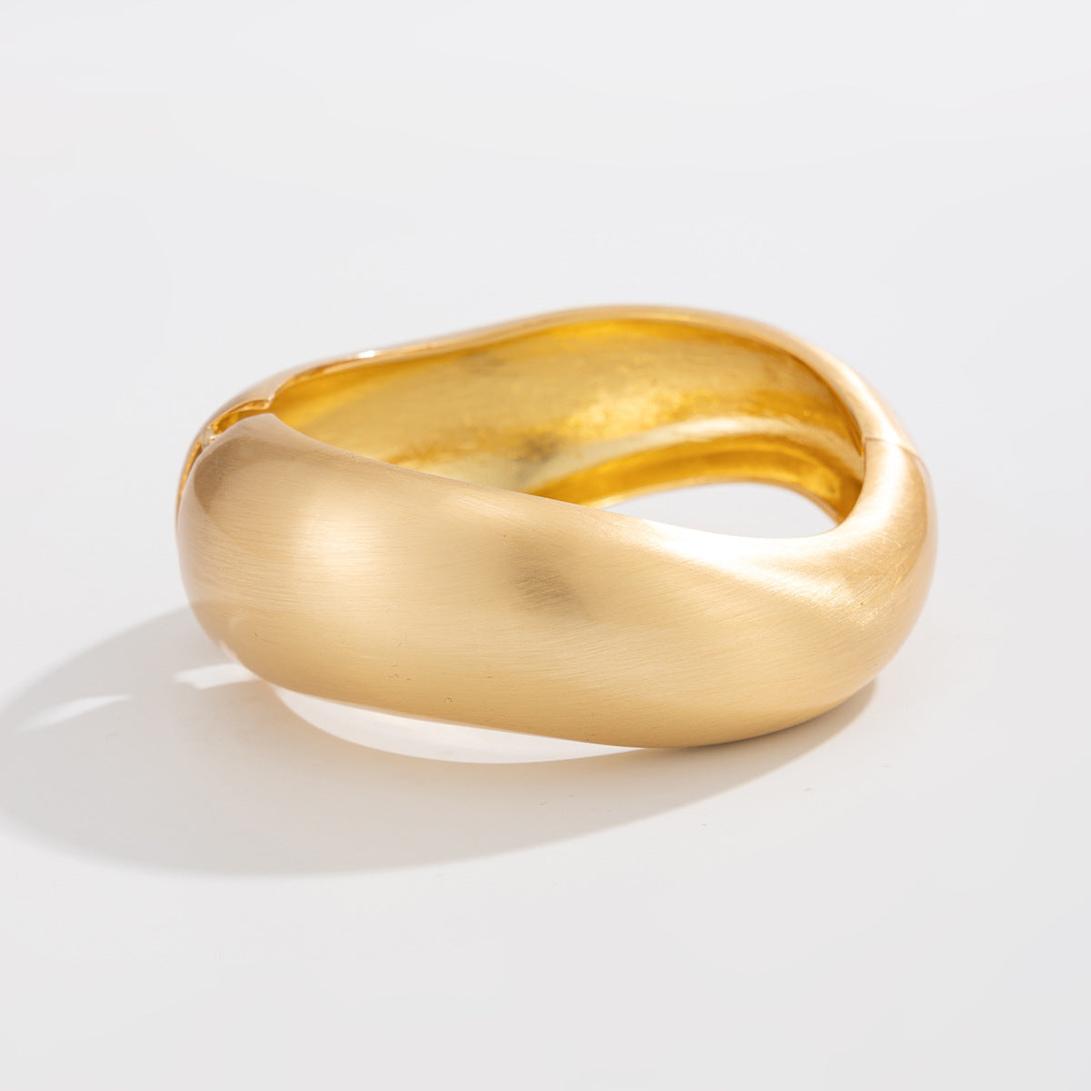 Planderful Geometric Alloy Bracelet Vienna Verve Translucent Circular Design For Women Statement Retro Chic