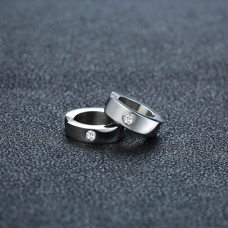 Stainless Steel Earrings — Singles or Blue Pair