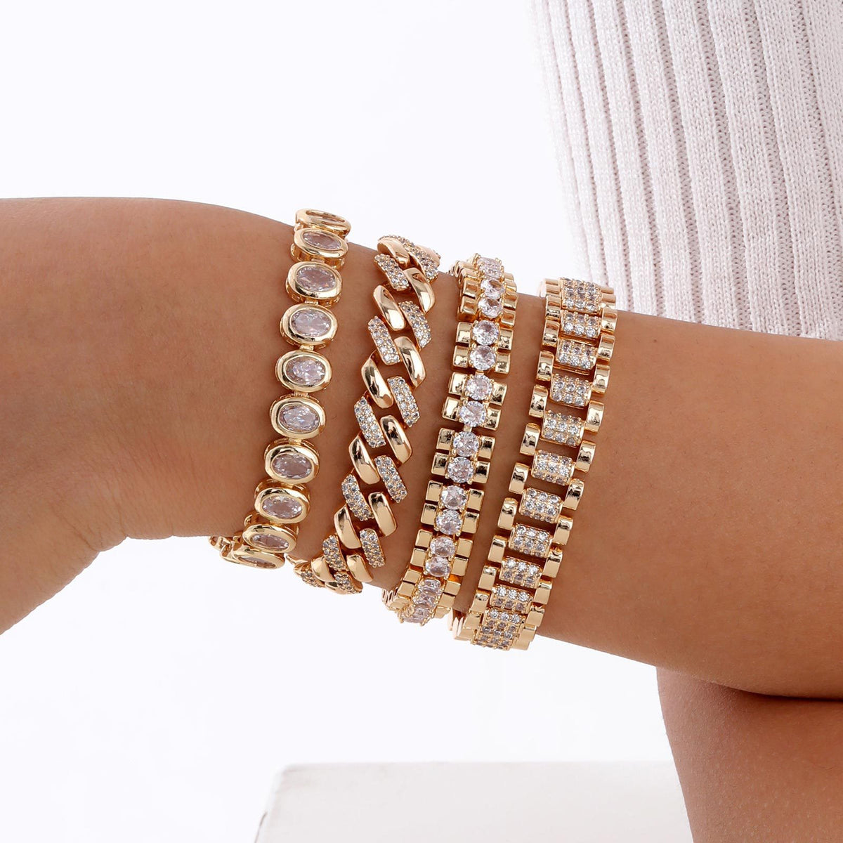 Zircon Copper Bracelet for Women