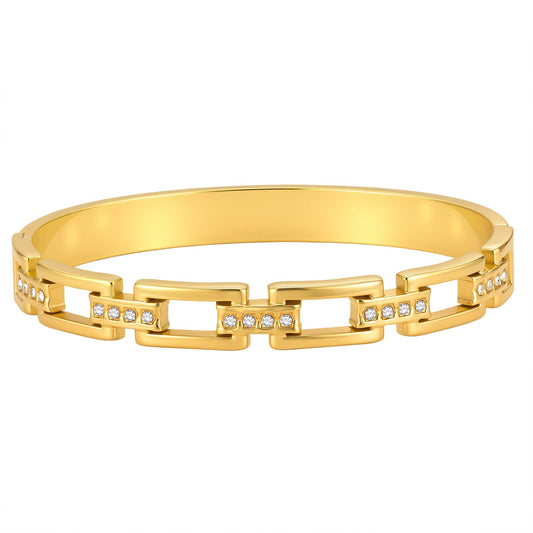 Zircon Stainless Steel Bracelet
