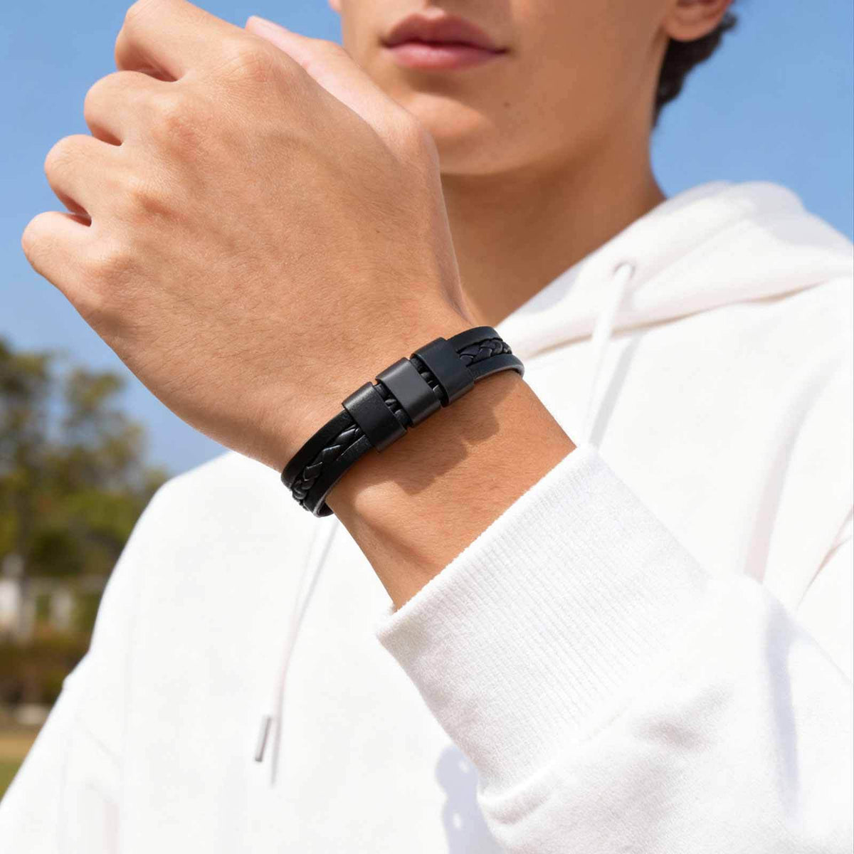 Minimalist Stainless Steel Bracelet for Men