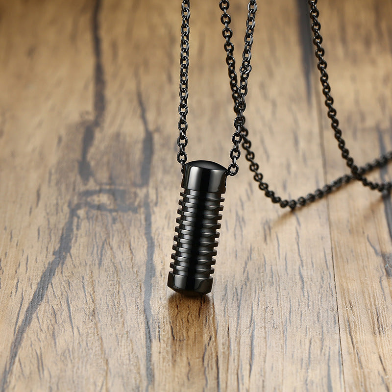 Stainless Steel Threaded Pet Urn Pendant Openable Wholesale