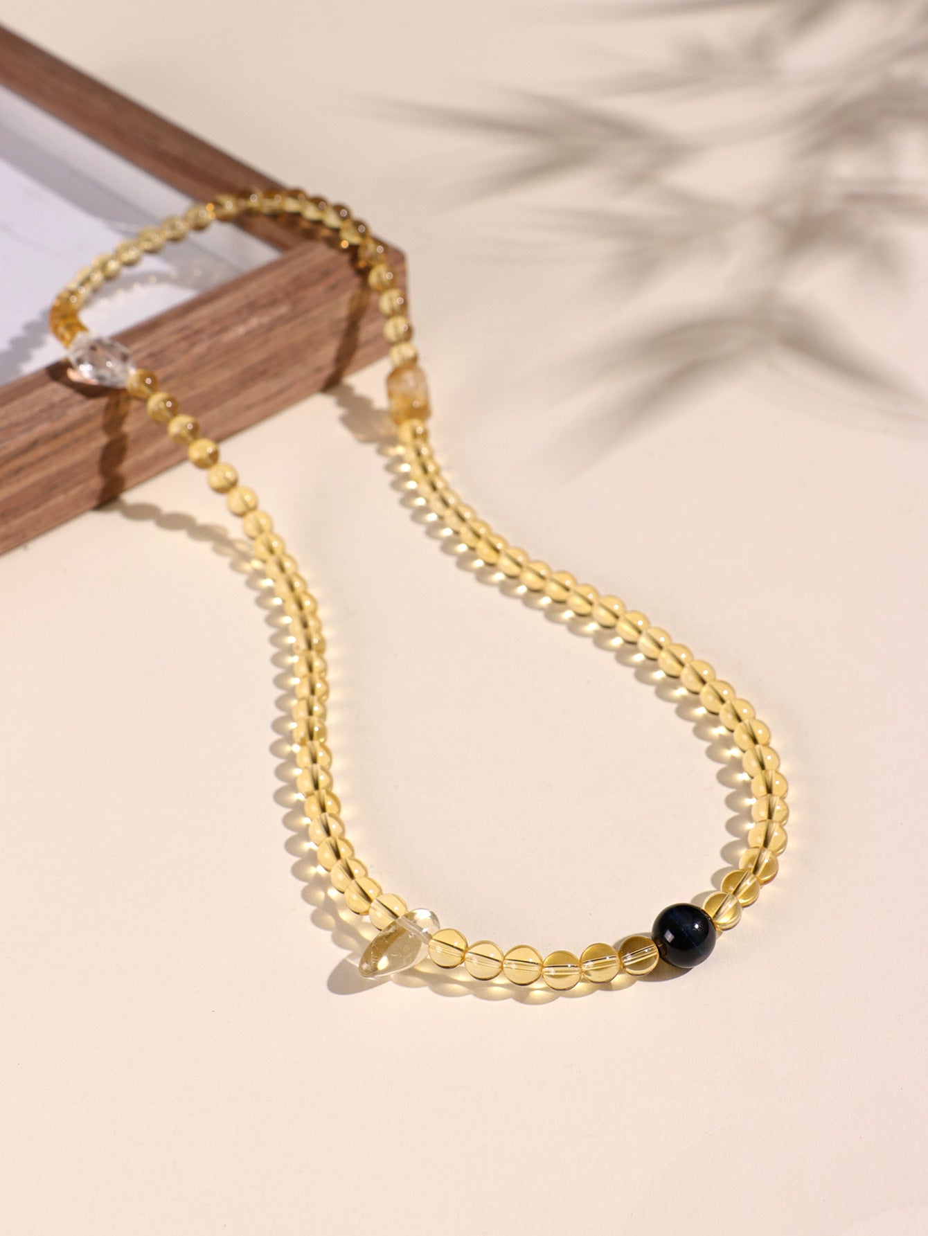 Planderful Fortune's Favor Bracelet – Elegant Citrine and Crystal Design