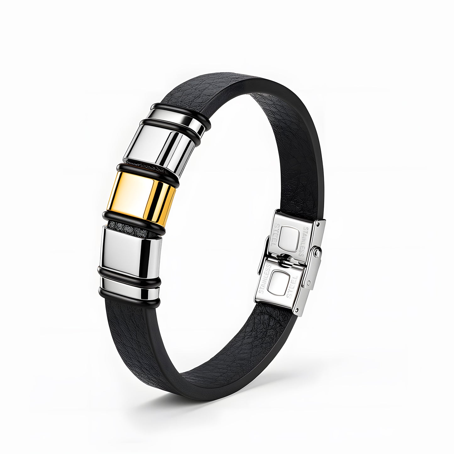 Stainless Steel Bamboo Bracelet Premium Durable Unisex Accessory By Planderful Everyday Genie