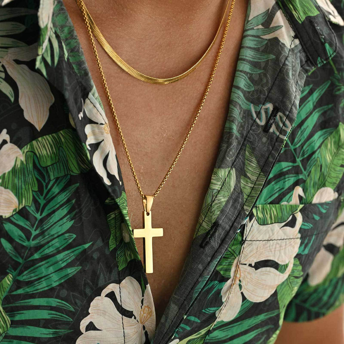 Cross Stainless Steel Necklace for Men