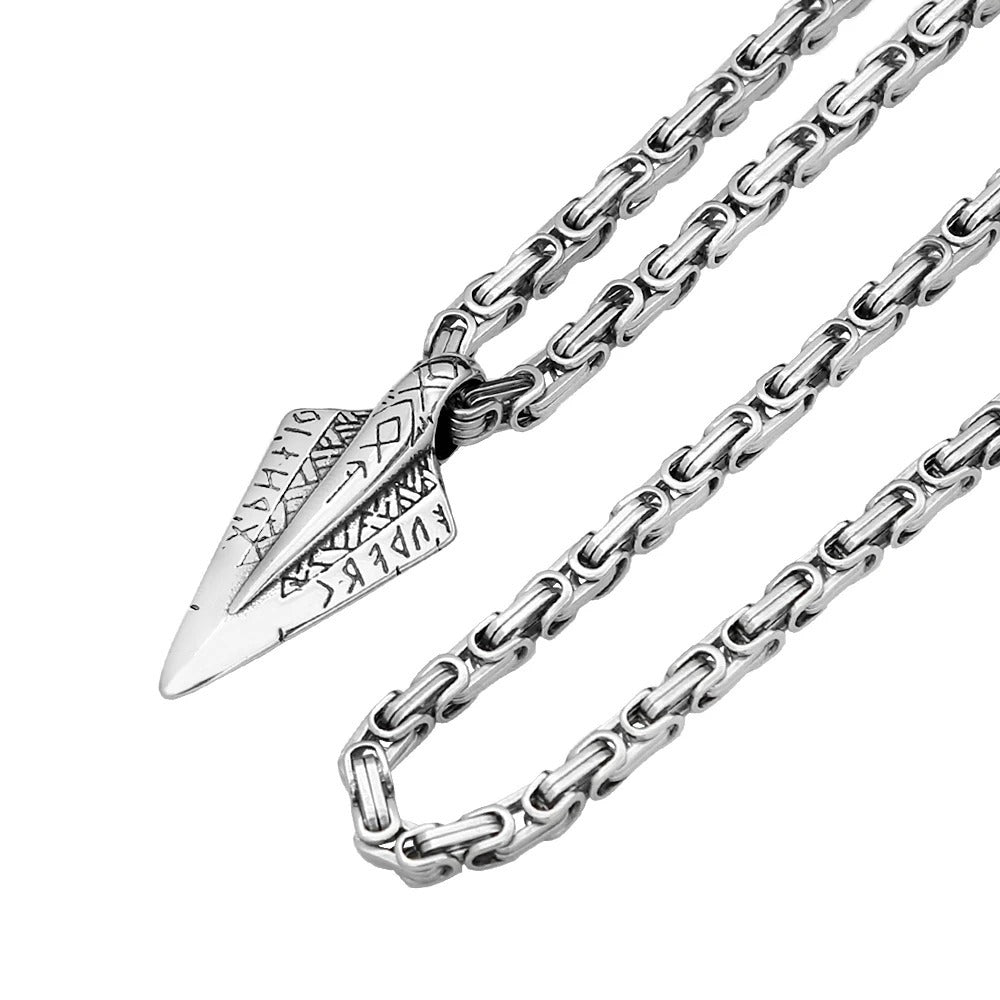 Punk Viking Dagger Stainless Steel Men's Pendant Necklace