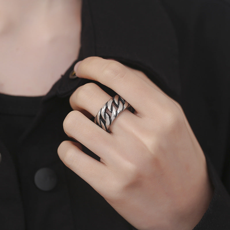 Steel Ring – Vintage Men's Ring For Everyday Wear