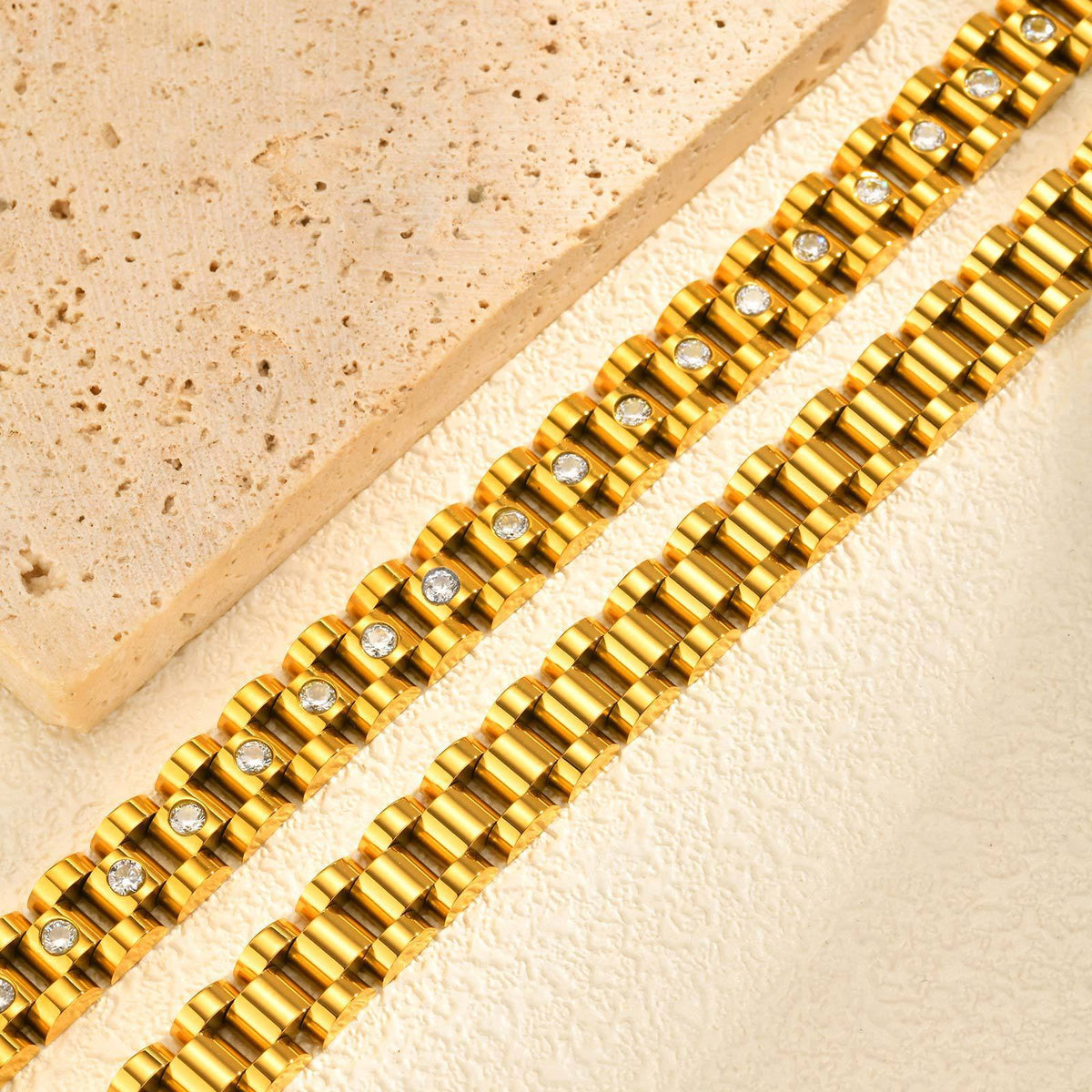 Zircon Stainless Steel Bracelet