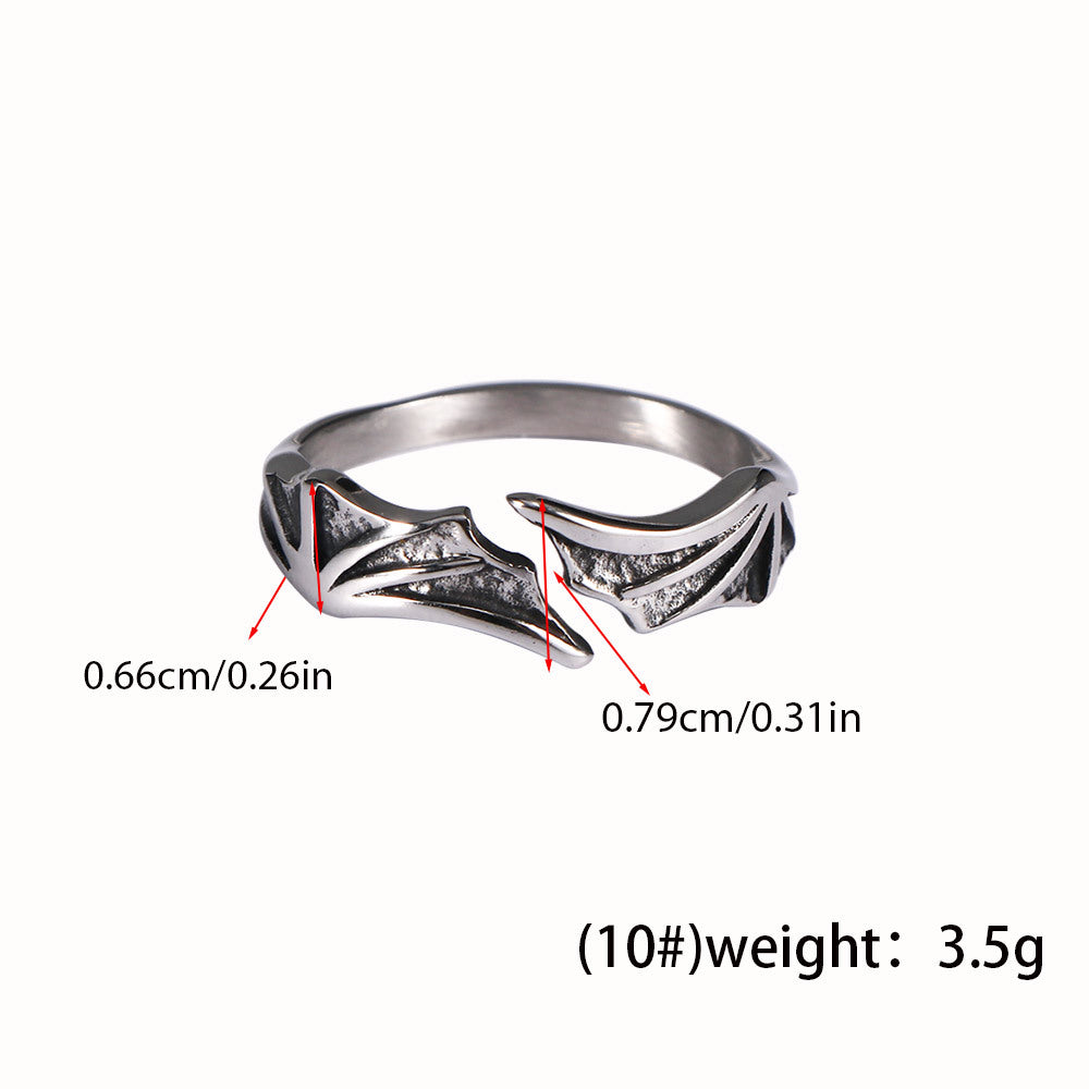 Angels & Demons – Wing Ring – Open Ring