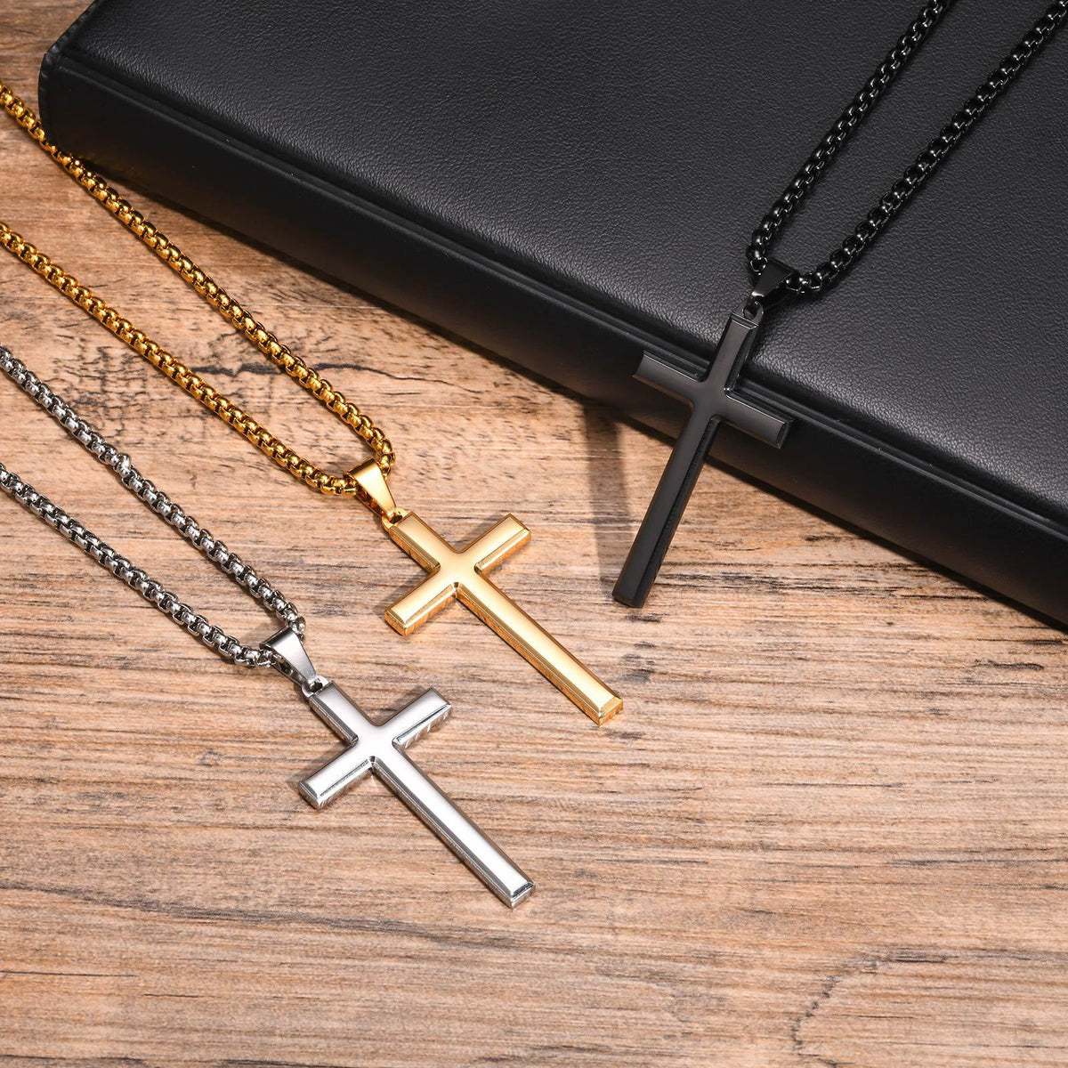 Cross Stainless Steel Necklace for Men