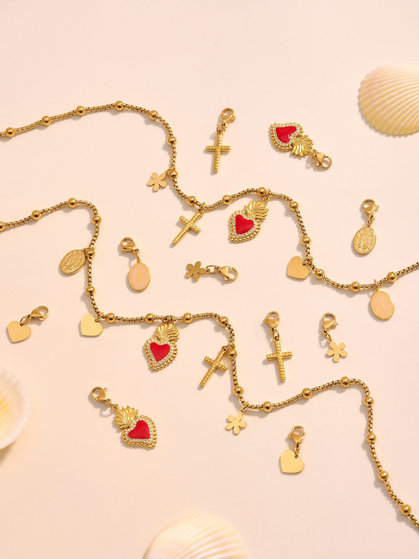 Planderful Everyday Genie Cross Collarbone Necklace Zircon