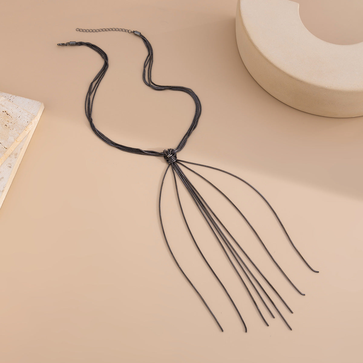 Planderful Vienna Verve Necklace – Fashionable Multi-Layer Y-Shaped Design