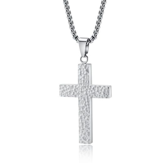 Cross-Border E-Commerce Stainless Steel Cross Necklace Accessories