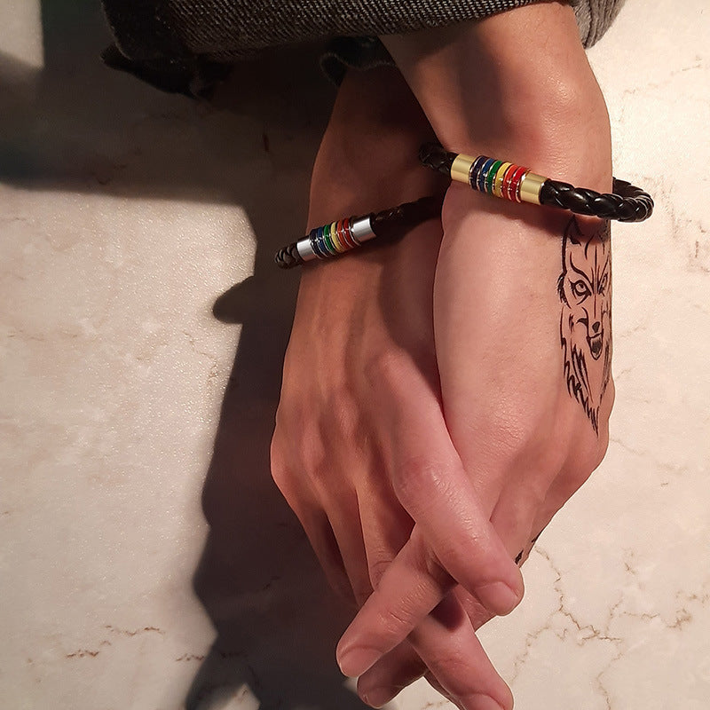 Braided Stainless Steel Bracelet