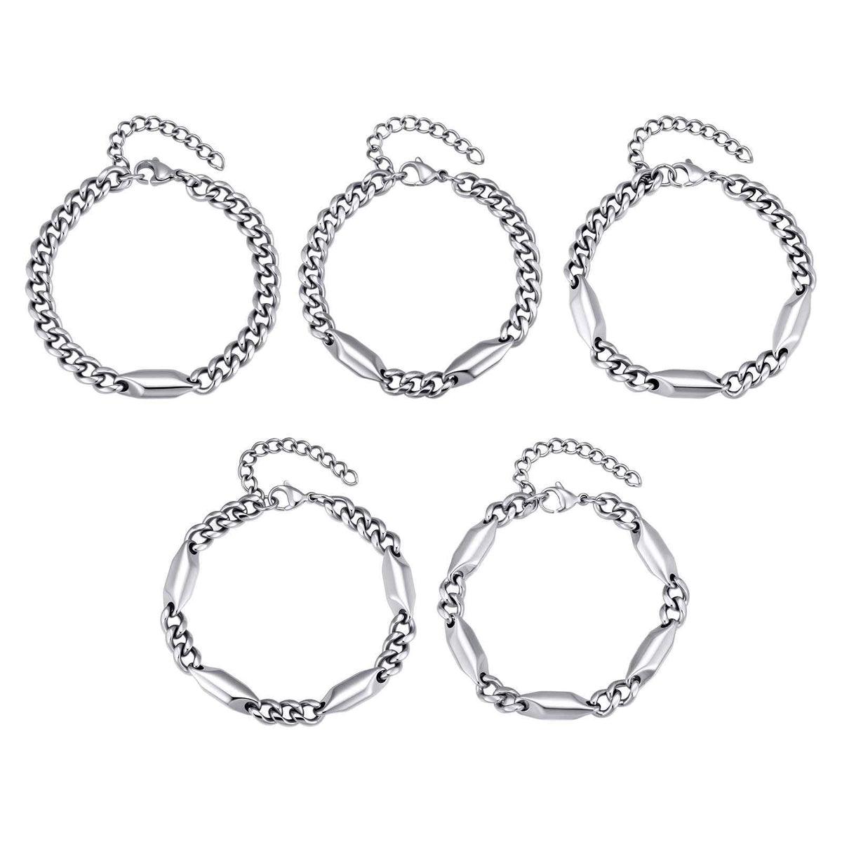 Cuban Chain Stainless Steel Bracelet for Men