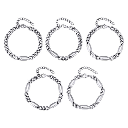 Cuban Chain Stainless Steel Bracelet for Men