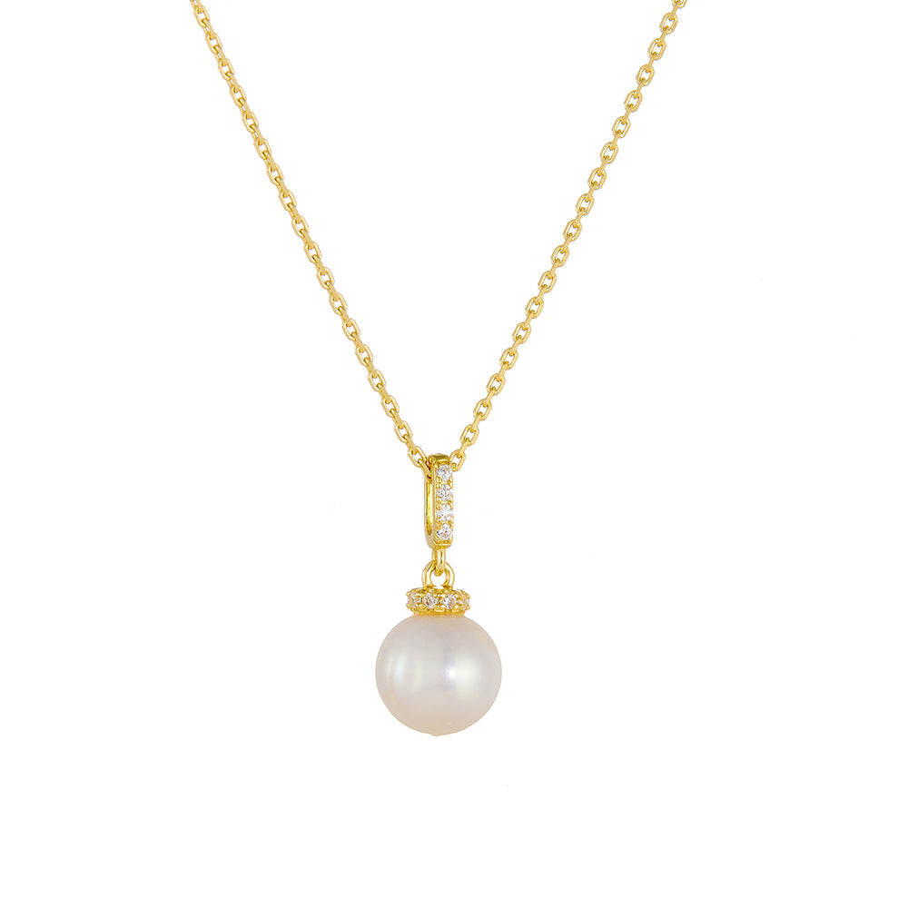 European and American Cross-border Natural Pearl Necklace Design