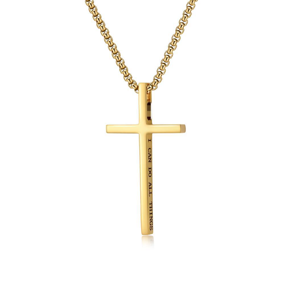 Stainless Steel Cross Necklace