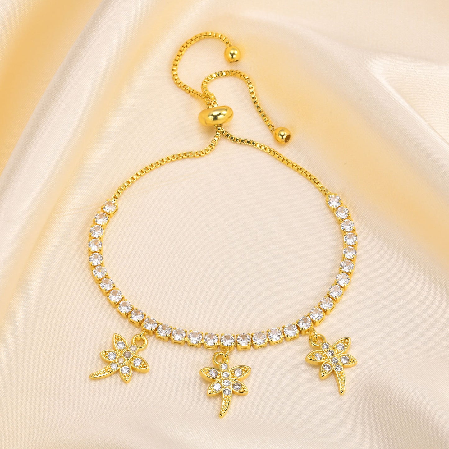 Various Fashionable Personalized Bracelets Women's Cross Zircon Copper