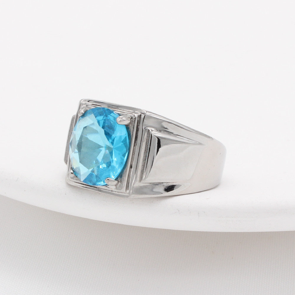 Planderful Zircon Ring Unisex Titanium Steel Jewelry For Men And Women Everyday Genie Collection