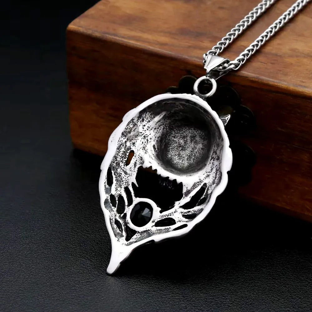 Punk Viking Wolf Stainless Steel Men's Pendant Necklace