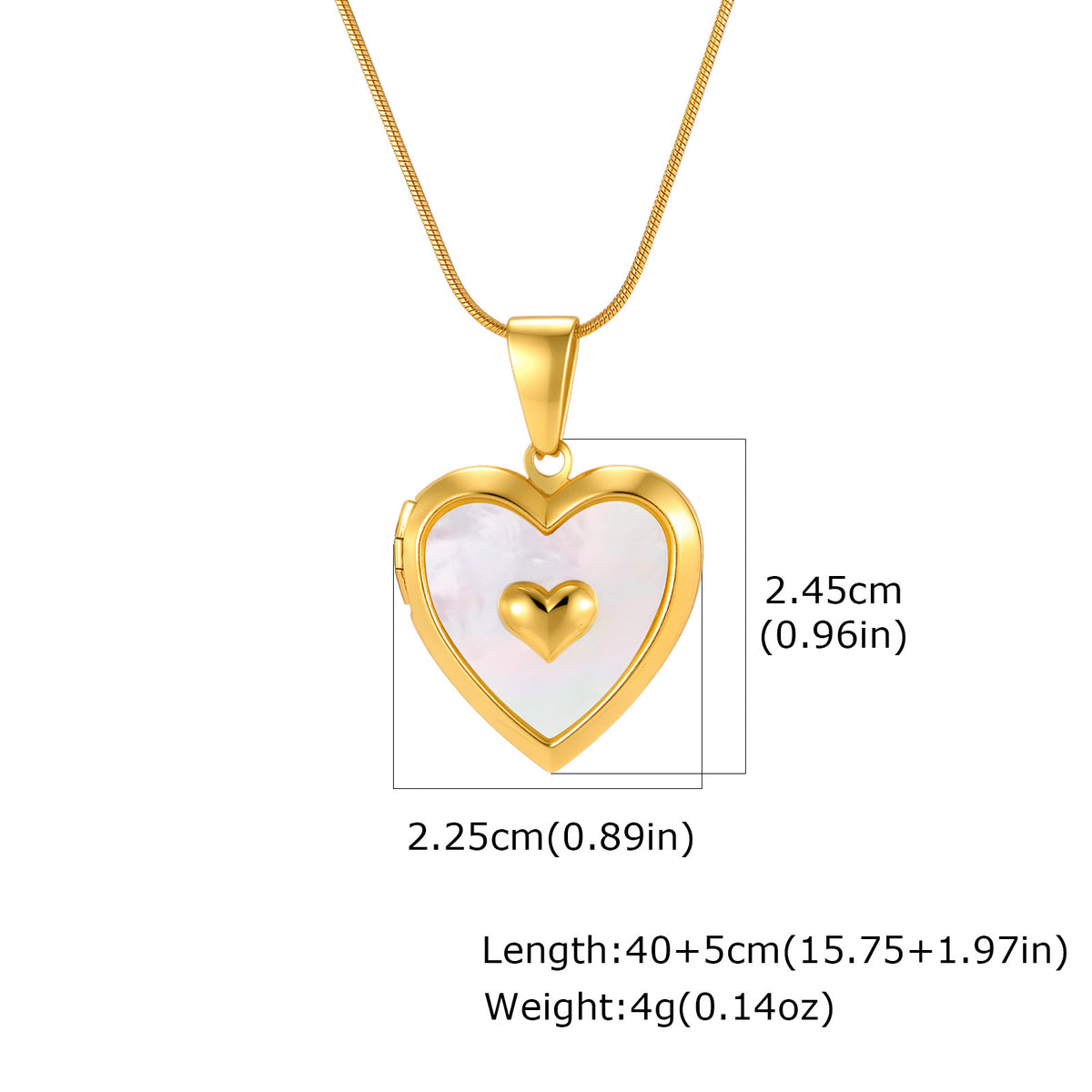 Heart Stainless Steel Necklace