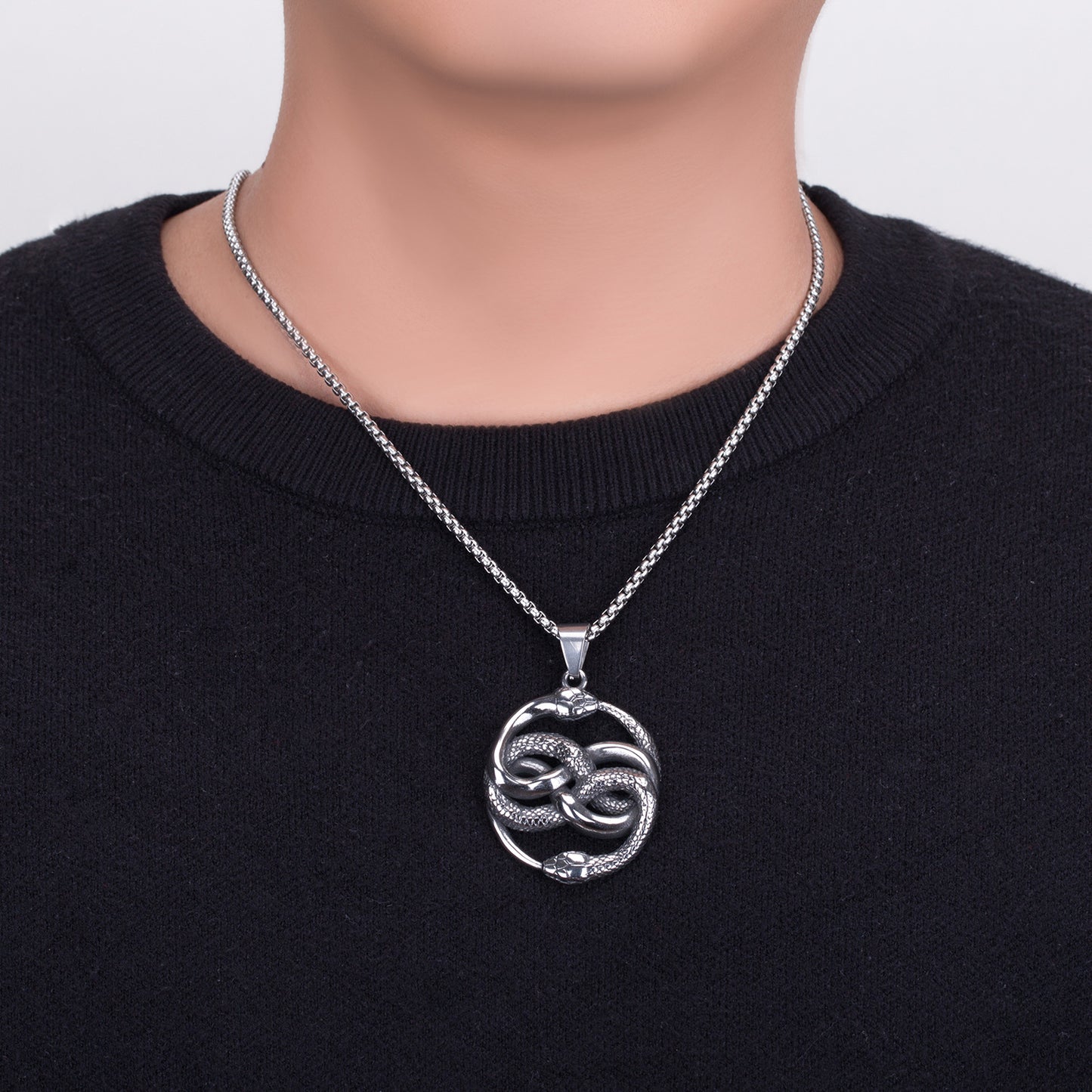 Titanium Steel Necklace – Statement Hip Hop