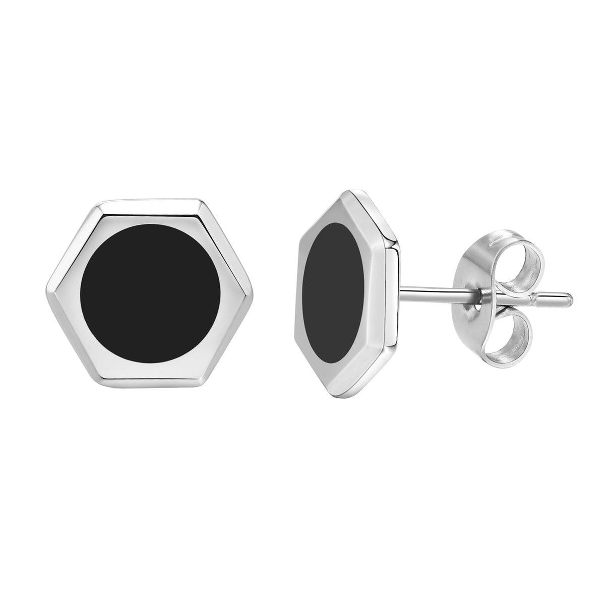 Modern Stainless Steel Earring — Single
