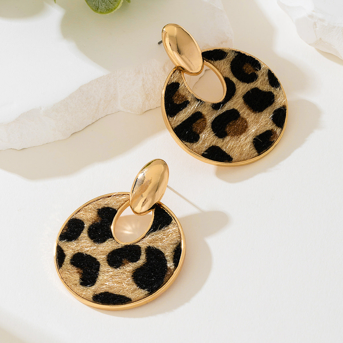Planderful Vienna Verve Earrings – Trendy Leopard Print Design