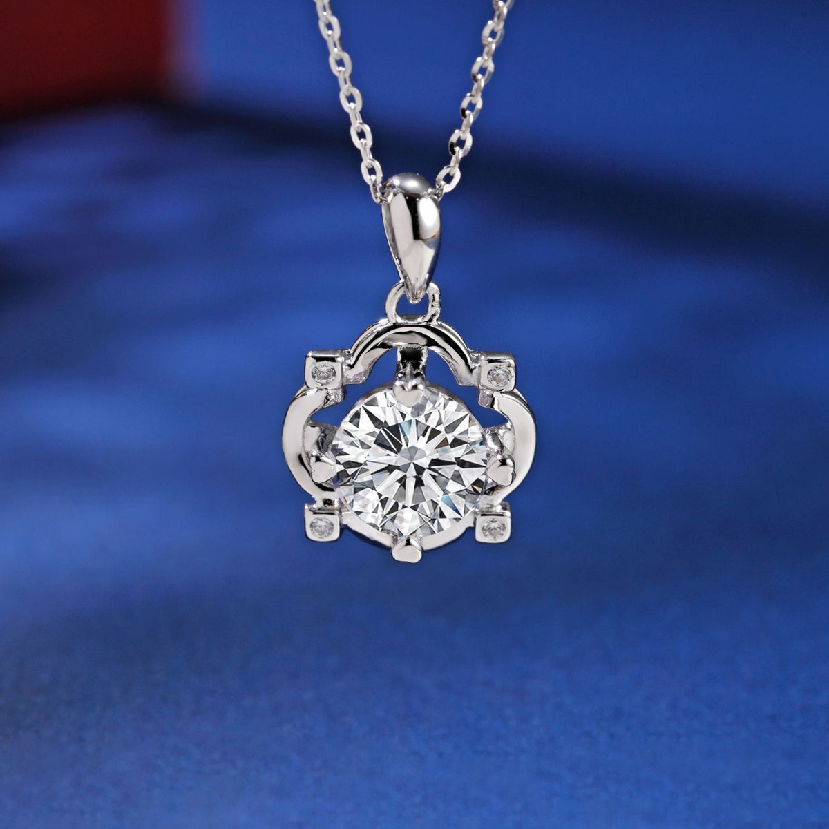 Clover Four-Leaf S925 Sterling Silver Women's Pendant Necklace