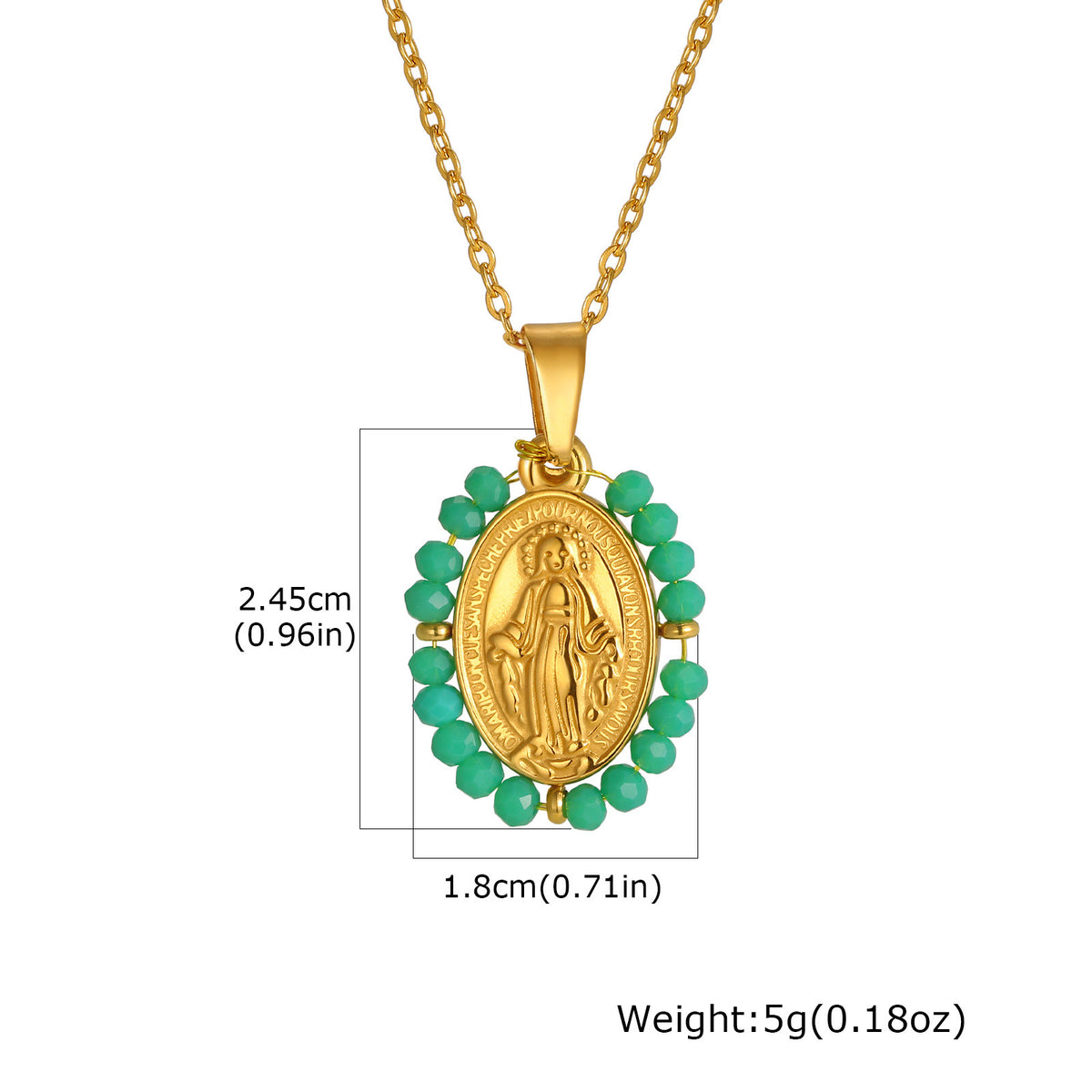 Vintage Zircon Pendant — Four Designs