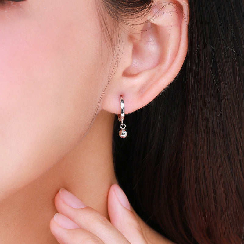 925 Sterling Silver Minimalist Hoop Earrings