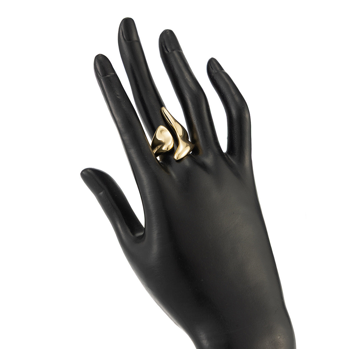 Planderful Vienna Verve 3D Love Ring Open Geometric Statement For Fashion Forward Women