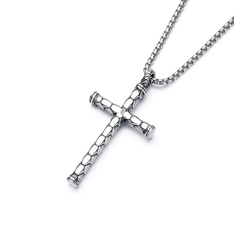 Steel Necklace – Statement Dragon Cross Unicorn Pendant For Men Luxury Finish Premium Craftsmanship